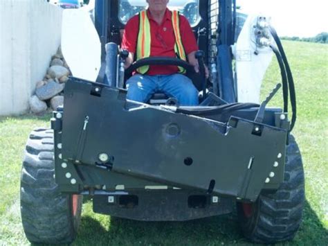 skid steer mower ebay|used skid steer tilt attachment.